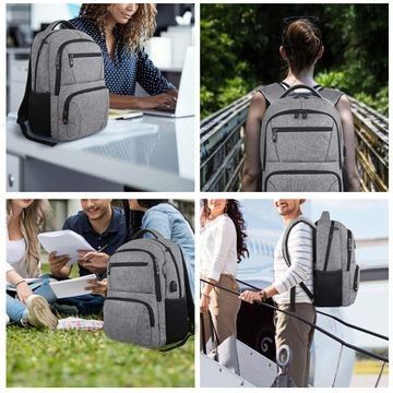 Suya dayanıklı dizüstü bilgisayar Sırt çantası İş Seyahatleri Zayıf Kalıcı Hırsızlık Karşıtı Dizüstü bilgisayarlar Sırt çantası USBCharging